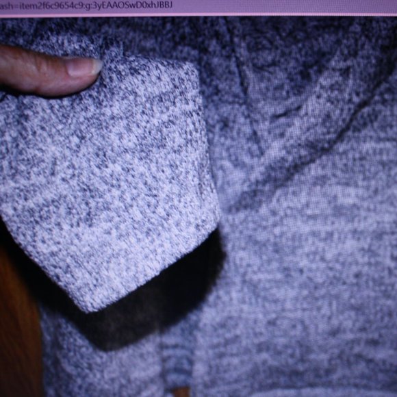 Nall Gray Cardigan Size 1X - Picture 3 of 6